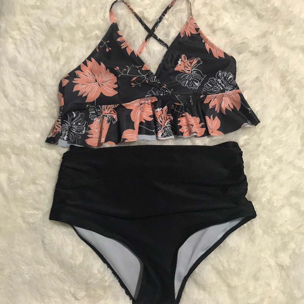 High waisted swimsuit